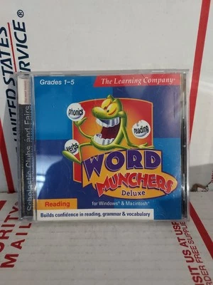 Word Munchers Deluxe Grades 1-5 the learning company Education Pc No Key - #162h - Image 1 of 2