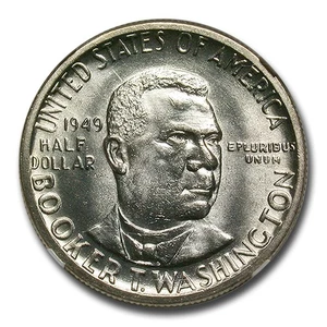 1949 Booker T. Washington Half MS-65 NGC - Picture 1 of 2