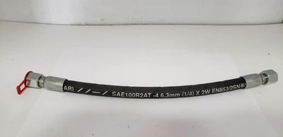 MANGUERA HIDRÁULICA PARKER 301SN-4 WP, SAE100R2AT-4, SIN RASQUILLOS, MANGUERA DE 12", NNB Foto 1 de 4