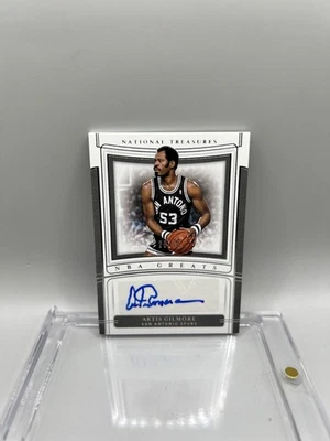 Artis Gilmore 2019-20 Panini National Treasures NBA Greats Auto #/99 W/ Mag - Image 1 of 2
