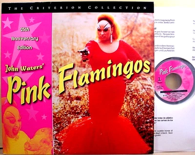 "PINK FLAMINGOS" movie - NM LASERDISC - 1997 - 25th ANNIV. CRITERION COLLECTION - Image 1 of 4