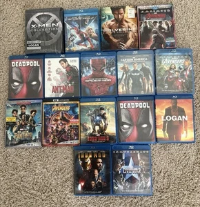X-Men & Marvel, Logan, Blue-Ray- Movies  Hard disc Collection - Picture 1 of 1
