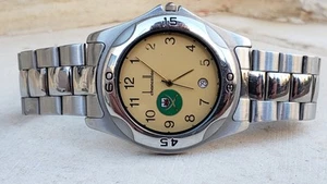 Orologio Uomo Cancelliere Esercito Svizzero Mfv Oman π΄π² Logo Quarzo Acciaio 37mm - Foto 1 di 12