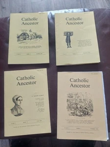 Catholic Ancestor Magazine 1989/1990 x 4 Magazines - Picture 1 of 14