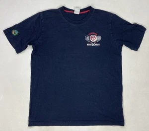 Sergio Tacchini Monte Carlo Tennis Graphic T-shirt Men Medium Blue - Picture 1 of 9
