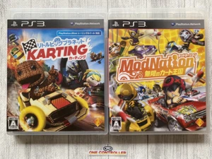 SONY PlayStation 3 PS3 Little Big Planet Karting & ModNation Racers from Japan - Picture 1 of 6