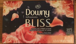 Downy Infusiones Suavizante de Tela Bliss Brillante Ámbar y Rosa 105 Hojas - Imagen 1 de 5