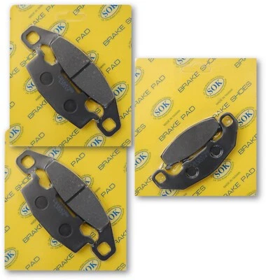 Pastillas de freno delanteras y traseras aptas para KAWASAKI Zephyr 400 550 1989-1992 ZR400 ZR550 Foto 1 de 3