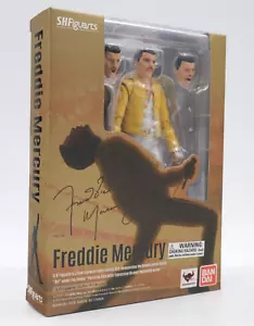 Bandai SH Figuarts Freddie Mercury Queen "Singing Artist" Action Figure - Picture 1 of 6