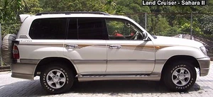 Custom made Toyota land cruiser 100 series body decal sticker full set - Picture 1 of 4