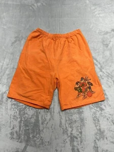 Vintage Bugs Bunny Cross Colors Drawstring Shorts Hip Hop Taz Coyote Youth XL - Picture 1 of 11