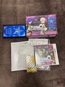 Nintendo 3DS LL Persona Q Velvet Blue Complete in Box Limited Edition JP Import - Picture 1 of 24