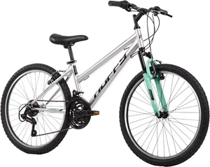 WOMENS GIRLS MOUNTAIN BIKE 21-Speed 24-Inch Twist Shifting, Front Suspension - Picture 1 of 6