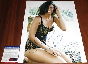 Sexy Lauren Cohan Firmado 11x14 The Walking Dead The Vampire Diaries PSA/ADN - Imagen 1 de 1