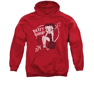 BETTY BOOP LOVER GIRL Licensed Adult Pullover Hooded Sweatshirt Hoodie SM-3XL - Picture 1 of 2