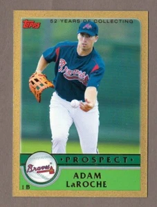 ADAM LAROCHE 2003 Topps Traded GOLD Border PROS #T136 #/2003 Prospect Braves 136 - Picture 1 of 1
