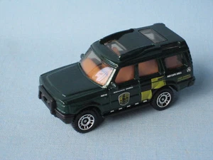 Matchbox Land Rover Discovery Green Body National Parks Fire Patrol Toy Car 70mm - Picture 1 of 2