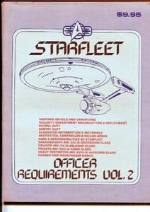 STAR TREK STARFLEET OFFICER REQUIREMENTS 2 1986 - Bild 1 von 2