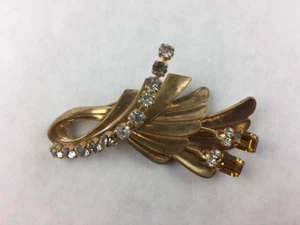 Vintage Decorative Jewel Pin Brooch 3" - Picture 1 of 3