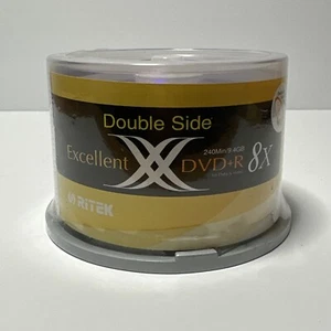 Ritek Double Side DVD+R 240min/9.4gb 8x - Picture 1 of 4
