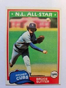 1981 TOPPS BRUCE SUTTER #590 NM - Picture 1 of 1