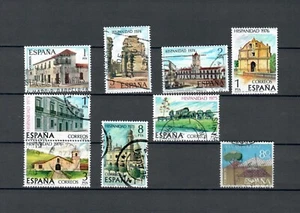 SPAIN EUROPE SELECTION USED CASTLES HISTORICAL PLACES STAMPS (SPAI 189) - Picture 1 of 1