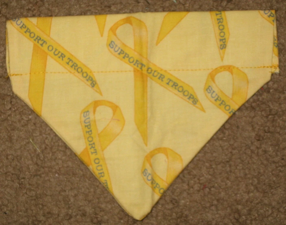 Bandana para perro Support Our Troops cintas amarillas - 5 tallas XS - XL Foto 1 de 1