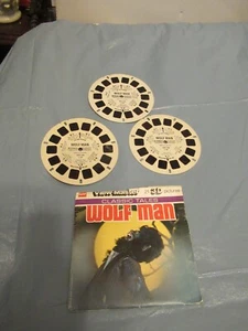 gaf J30 Wolf Man Wolfman Classic Monster Tales view-master 3 Reels Packet - Picture 1 of 8
