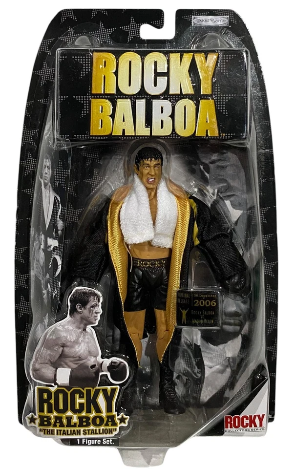 JAKKS Pacific Rocky Collector Series - Balboa - VS Mason Dixon - Sylvester Stallone - Limited Edition... Action Figure