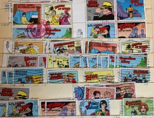 Comic Strip Classic Stamps, Nice Lot, Dick Tracy & More, Panes and Singles - Picture 1 of 1