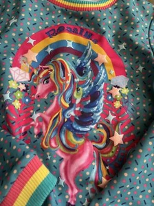 Rosalita señorita‘s sweatshirt  girls size 4 years Unicorn Rainbow Stars Ruffle - Picture 1 of 7