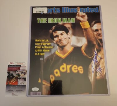 Steve Garvey Autograph Auto Signed 11x14 Photo Sports Illustrated Cover JSA 2 - Image 1 of 4