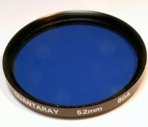 Quantaray 52mm Filter 80A Blue cooling - Picture 1 of 6