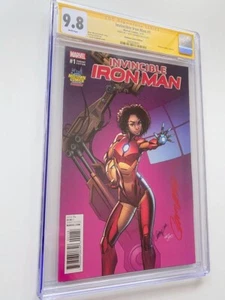 INVINCIBLE IRON MAN #1 CGC 9.8 SS (2017) signed Scott Campbell | Midtown Variant - Picture 1 of 3