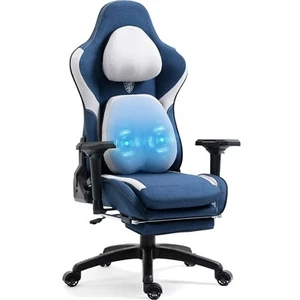 Gaming Stuhl, Atmungsaktiver Bürostuhl aus Hochwertigem Stoff, 4D Armlehnen E... - Bild 1 von 11