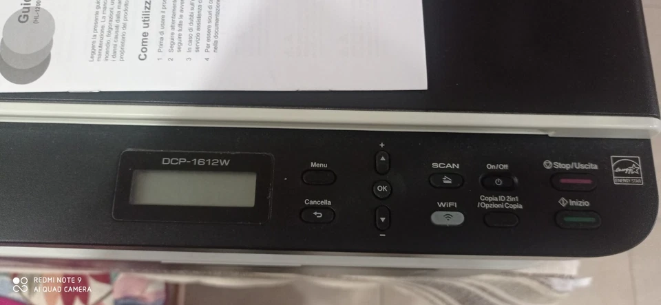 Brother DCP1612W Stampante Multifunzione Laser Monocromatico Wi-Fi - Nero - Immagine 1 di 4