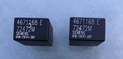 SIEMENS, TYCO Relay 4671168E, 72472V 72472M, VFM-15 F41-Z06 Chrysler Jeep Dodge - Image 1 of 4