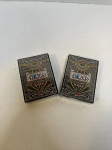 2 One Piece Playing Cards - Super RARE - new - sealed - Picture 1 of 3