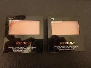 Revlon Powder Blush - MELON DRAMA # 007 - Two Brand New / Sealed Compacts - Picture 1 of 1