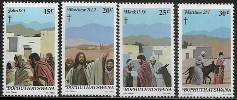 South Africa - Bophuthatswana #88-91 MNH Set - Easter Cover