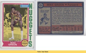 1974-75 Topps Mike Green #254 Rookie RC