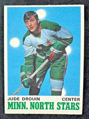 Jude Drouin RC 1970-71 O-Pee-Chee #171 Rookie Minnesota North Stars - Image 1 of 4