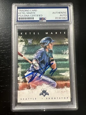 2016 Diamond Kings Ketel Marte Auto Autograph Signed Rookie Card Rc PSA - Image 1 of 2
