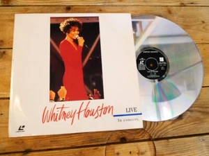 WHITNEY HOUSTON LIVE IN CONCERT PAL LD WITH LASERDISC COLLECTOR ORIGINAL 1991 - Picture 1 of 6