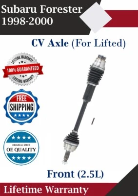 Nuevo eje CV delantero OE para Subaru Forester 1998-2000 2,5 L con elevador garantía de por vida Foto 1 de 4
