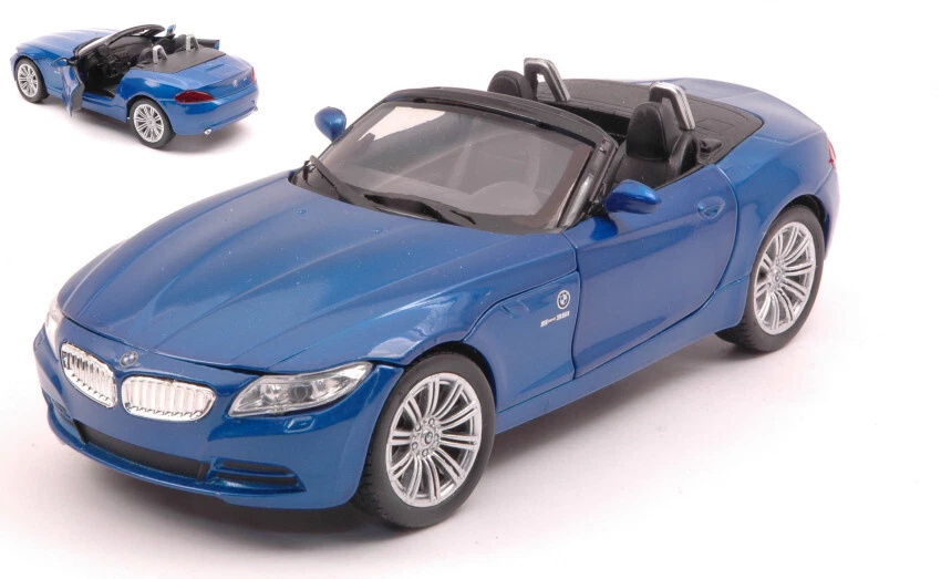 New Ray BMW Z 4 SILVER BLUE 1:24 - Immagine 1 di 1