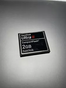 📀SanDisk 2GB Ultra II CF Compact Flash Memory Card - Picture 1 of 3