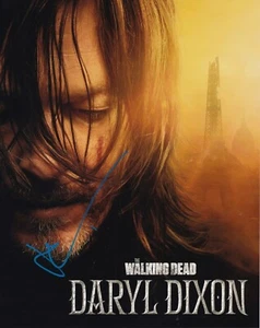 NORMAN REEDUS signed Autogramm 20x25cm THE WALKING DEAD in Person autograph COA - Picture 1 of 1