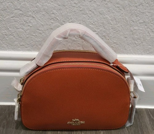 Borsa a tracolla Coach Serena borsetta oro mango colore arancione $328 nuova con etichette