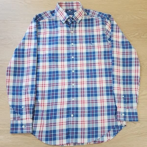 Vineyard Vines Flanellhemd Herren mittelblau Performance Slim Fit Tucker kariert - Bild 1 von 9
